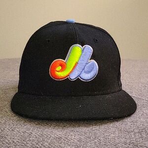 Montreal Expos Coopers Town Collection Fitted Hat (7 1/4)